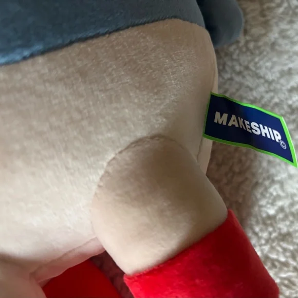 NEW WITH BAG Makeship Shark in Boots Plushie Artizzy Limited Edition Plush NWT - Picture 6 of 8
